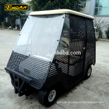 Fermer 2 places balle ramasser panier chariot de golf électrique voiture de golf électrique buggy